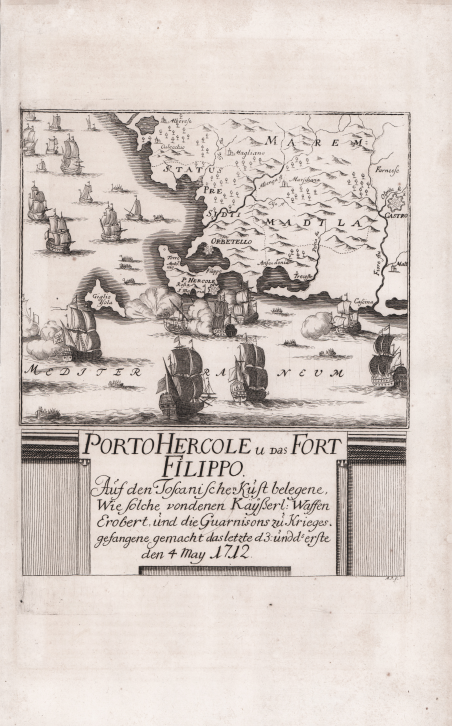 Porto Hercole u das Fort Filippo