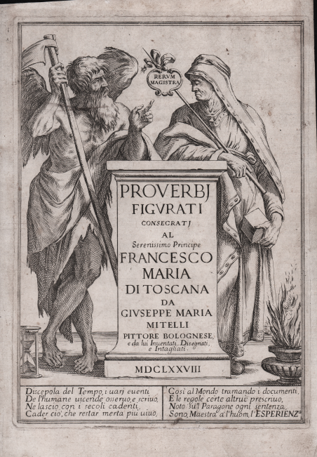 Proverbj Figurati Consecrati al Serenissimo Principe Francesco Maria di Toscana.