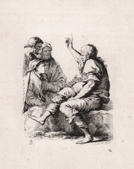 Quattro uomini in conversazione