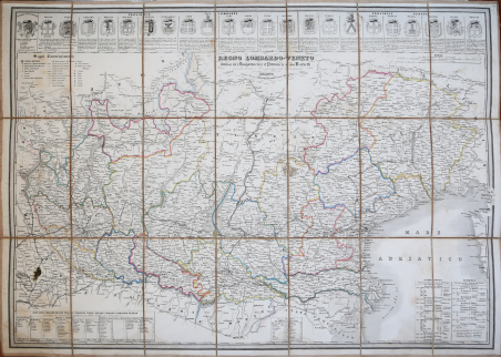 Regno Lombardo-Veneto diviso in 2 Luogotenenze e 17 Provincie e …