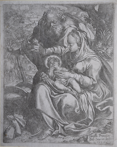 Riposo durante la fuga in Egitto