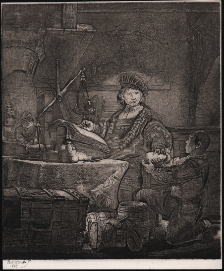Ritratto di Jan Uytenbogaert [Il pesatore d'oro]