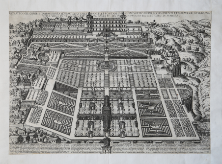 RITRATTO NEL QVALE SI RAPPRESENTA IL VERO SITO DELL’HORTI.