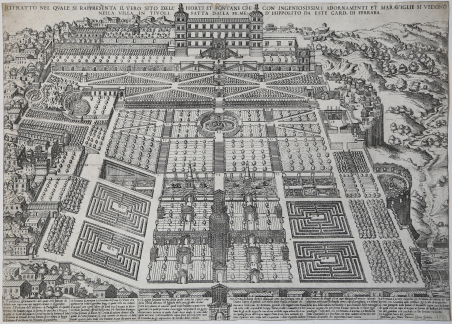 RITRATTO NEL QVALE SI RAPPRESENTA IL VERO SITO DELL’HORTI.