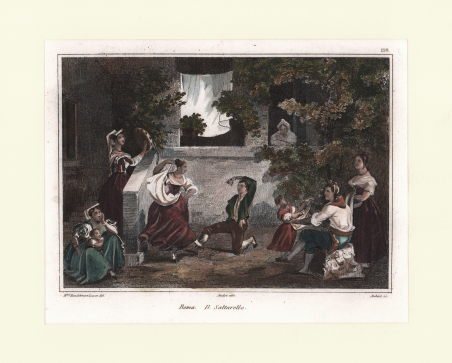 Roma. Il Saltarello.