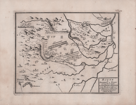 Route de Pignerol a Turin.