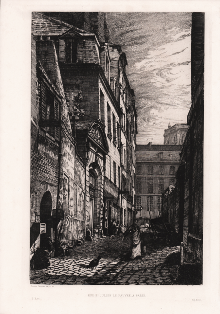 Rue St. Julien le Pauvre, a Paris