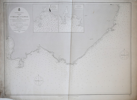 (Mediterraneo Sardegna) Carta da C.po Teulada a C.po Pula