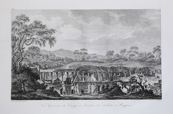 Vue Generale du Camp ou Quartier des Soldats à Pompeia