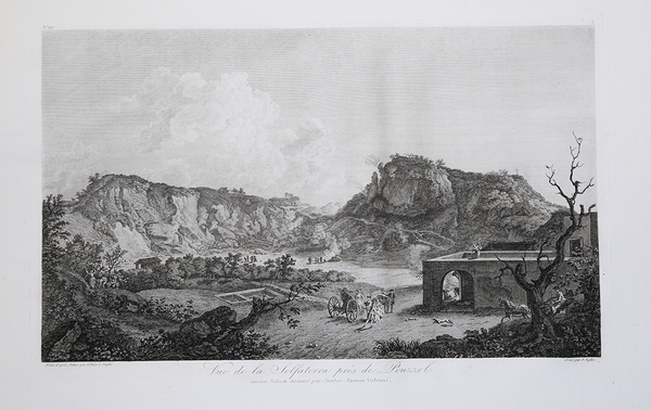 Vue de la Solfaterra prés de Pouzzol ancien Volcan nommé …