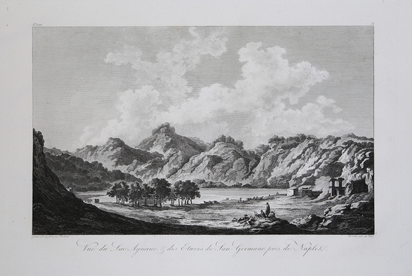 Vue du Lac Agnano & des Etuves de San Germano …