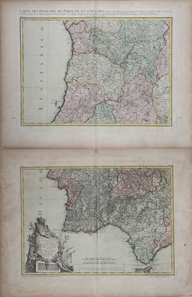 Mapa dos Reynos De Portugal e Algarve… / Carte des …