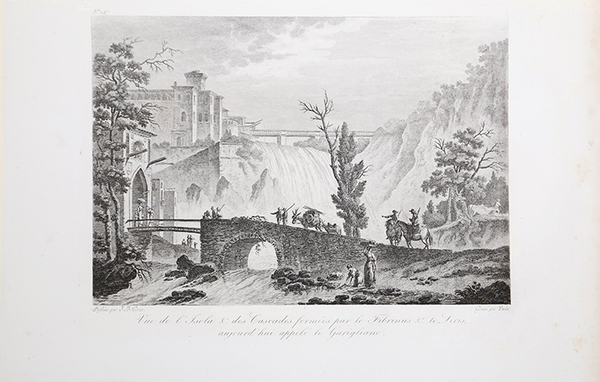 Vue de l’Isola & des Cascades formées par le Fibrinus …