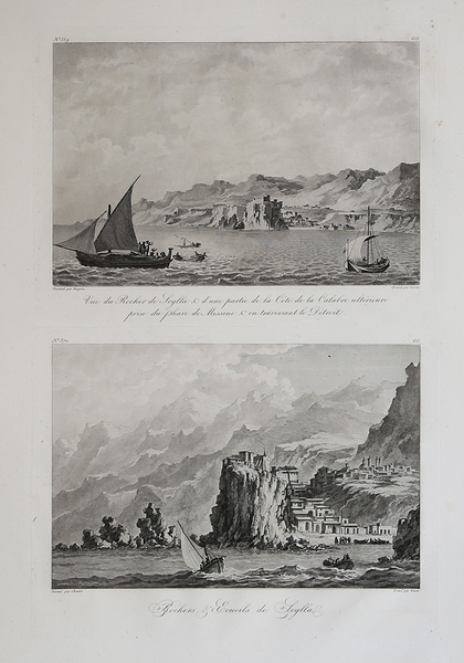 Vue du Rocher de Scylla & d’une partie de la …