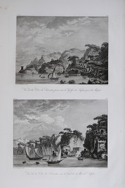 Vue de la Cote de Sorrente prise sur le Golfe …