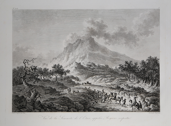 Vue de la Sommité de l’Etna, appelée Regione scoperta