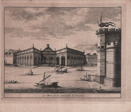 Le Port et la citadelle d'Ancone