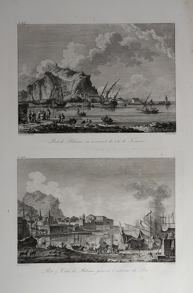 Port de Palerme en arrivant du coté de Termini – …