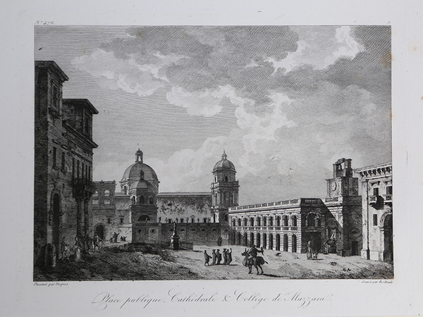 Place publique, Cathédrale & Collége de Mazzara