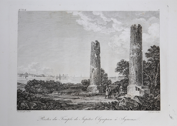 Restes du Temple de Jupiter Olympien à Syracuse