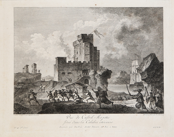 Vue de Castel- Rozetto. Calabre citérieure