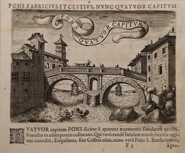 Pons Fabricius et Cestius, nunc Quatuor Capitum