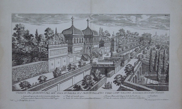 Veduta del Duca di Parma sul Monte Palatino