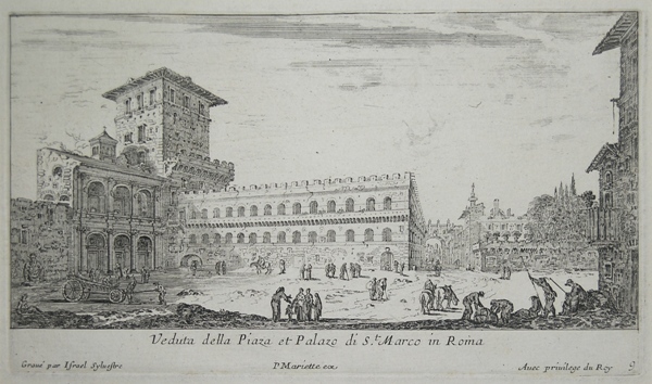 Veduta della Piazza et Palazzo di St. Marco in Roma