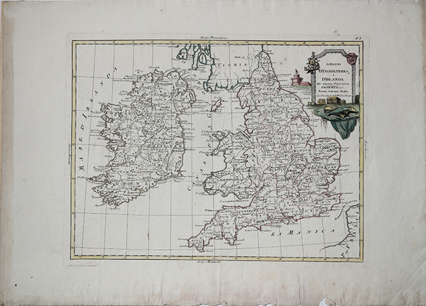 Li Regni d'Inghilterra e d'Irlanda Di nuova Proiezione