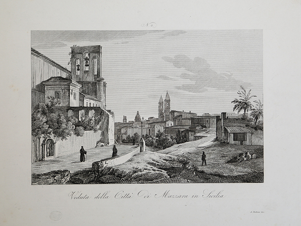 Veduta della Città di Mazzara in Sicilia