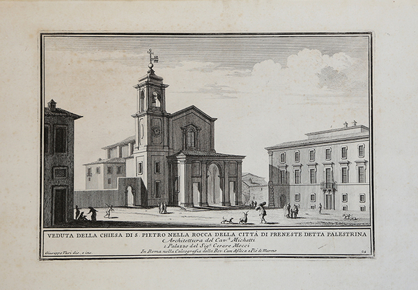 Veduta della Chiesa di S. Pietro nella Rocca della Città …