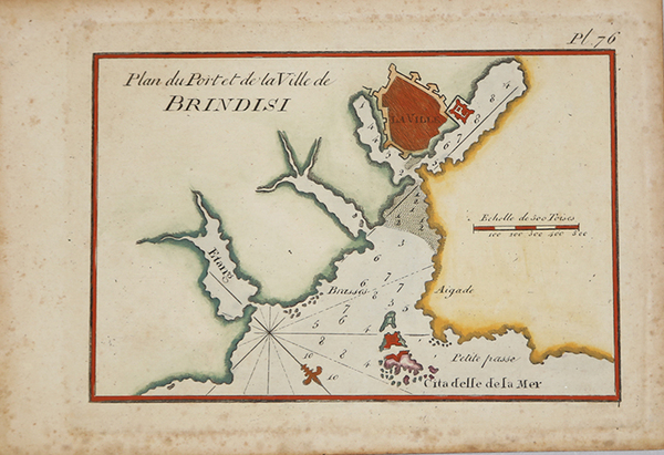Plan du Port et de la Ville de Brindisi