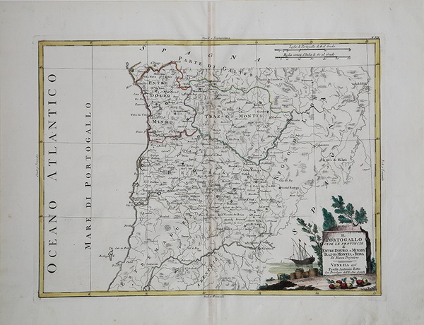 Il Portogallo cioè le Provincie di EntreDouro, e Minho, Traz-os-Montes,e …