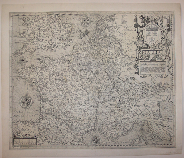 Gallia. Gallia Geographica Galliae descriptio, de integro plurimis in locis …