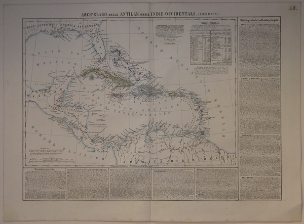 Arcipelago delle Antille ossia Indie occidentali. (America)