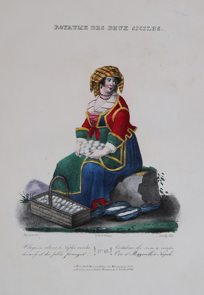 Contadina che viene a vendere Ova et Mozzarelle a Napoli