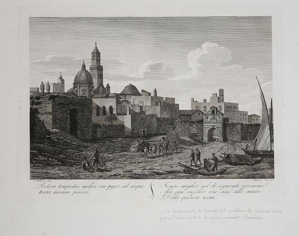 Postera tempestas melior, via pejor,ad usque BARI maenia piscosi/ Tempo …