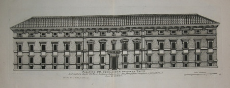 Palatium DD. Cornariorum ad Fontem Trivii Architettura Iacobi del Duca …