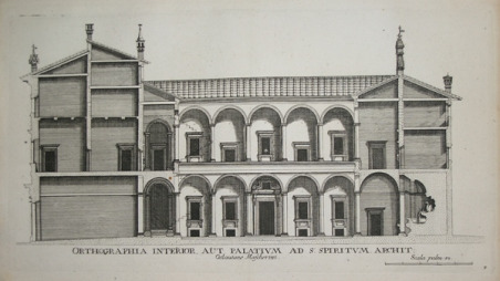 Orthographia Interior, aut Palativm ad S. Spiritvm Archit. Octviano Mascherini