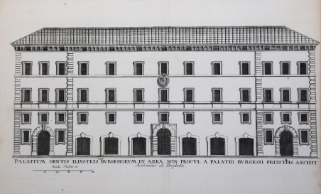 Palativm gentis illustris.mae Bvrgesiorvm in area non procvl a palatio …