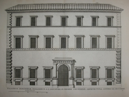 Palatium Dominorum Millionorum a S. Salvatore in regione Columnensi, Architectura …