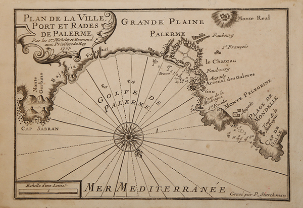 Plan de la Ville, Port et Rades de Palerme