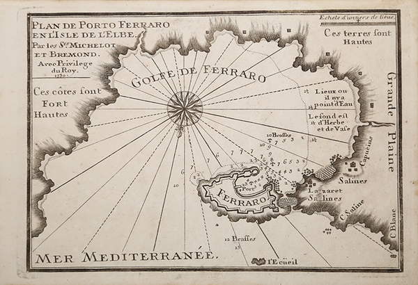 Plan de Porto Ferraro en l'Isle de L'Elbe