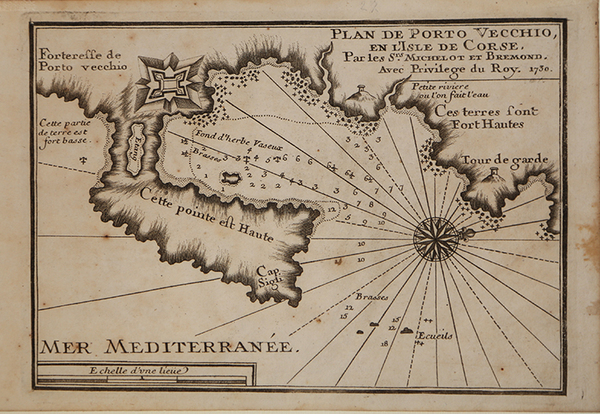 Plan de Porto Vecchio en l'Isle de Corse