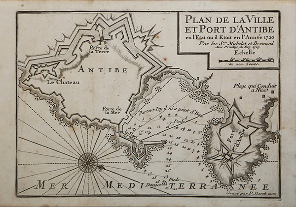 Plan de la Ville et d' Antibe en l'Etat ou …