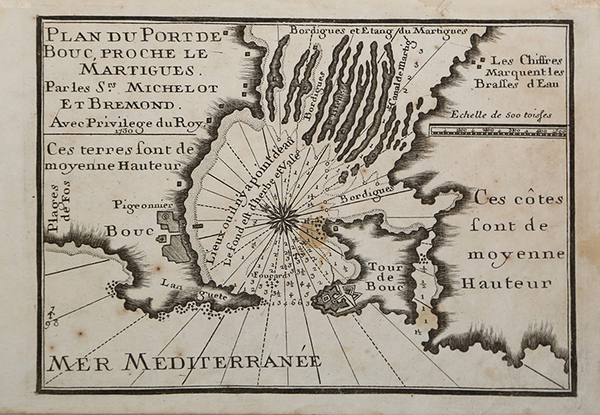 Plan du Port de Bouc, proche Le Martigues