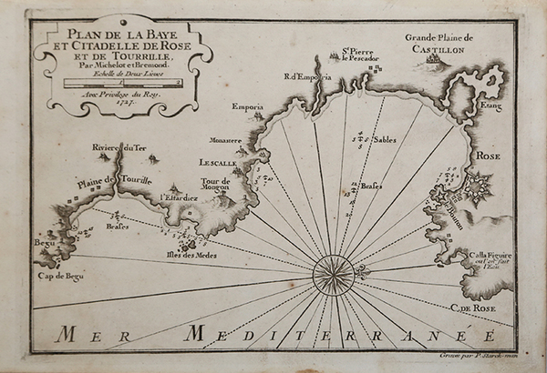 Plan de la Baye et Citadelle de Rose et de …