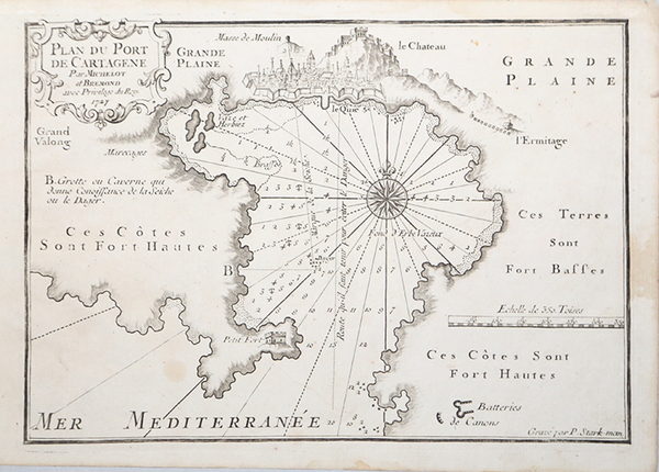Plan du Port de Cartagene
