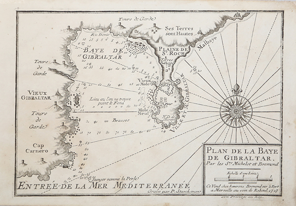 Plan de la Baye de Gibraltar