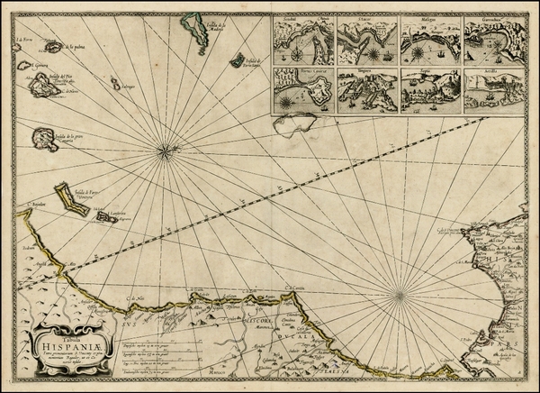 Tabula Hispaniae Intra promontorium S. Vincenty et premontorium Bagador, ut …